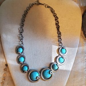 Vtg Turquoise Necklace